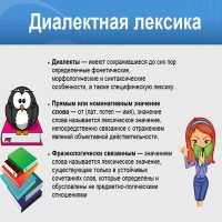 Диалектная лексика