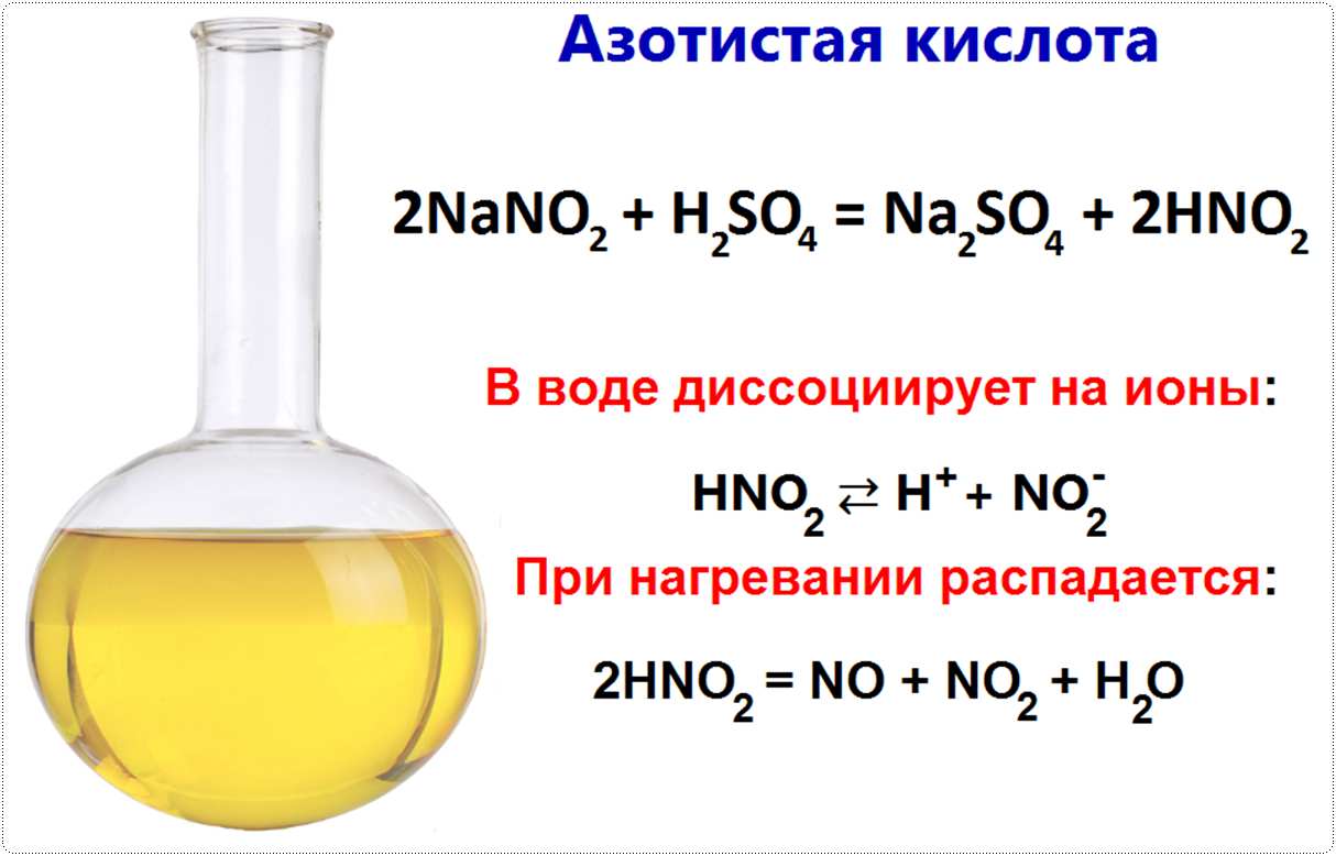 Азотистая кислота HNO2