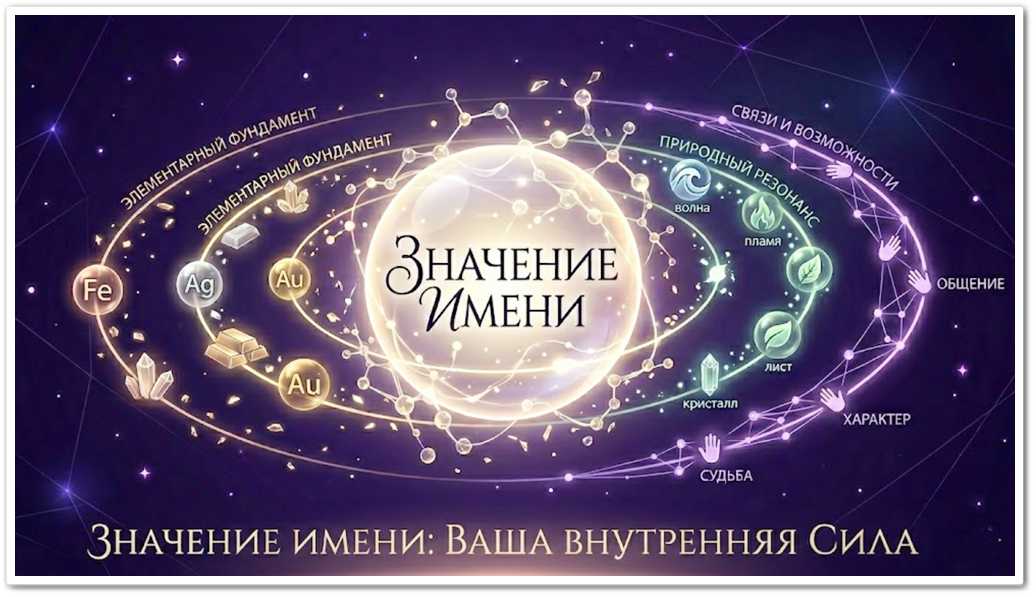 Значение имени для любого человека обозначает его место в жизни.